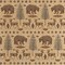 Ottawa - Beige & Taupe,Brown Novelty Upholstery Fabric 54 Inches"